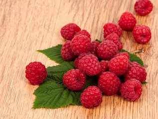 Heap of raspberry