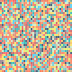 Seamless Colorful Background made of small squares