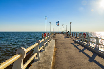 Naklejka premium forte dei marmi pier view