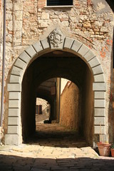 Toscana,Bibbona,Livorno,vicolo.