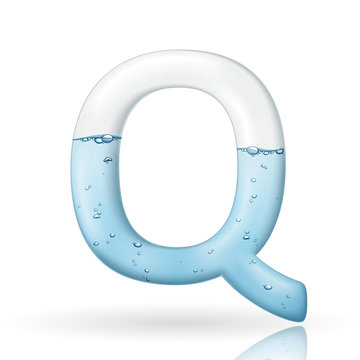 3d clean water letter Q