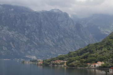 Fototapeta na wymiar Kotor gulf, Montenegro
