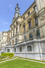Fototapeta na wymiar City Hall of Bilbao (Spain)