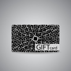 Abstract Beautiful Gift Card Design, Vector Illustration