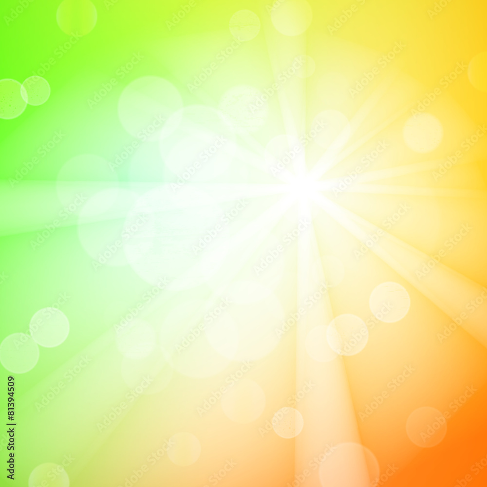 Aufkleber Abstract bokeh sparkles on blurred background