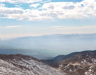 View from Mount Hermon.