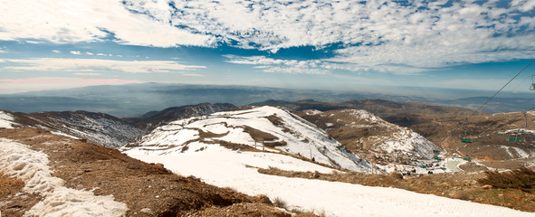 View from Mount Hermon.