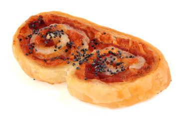 Petit roulé au bacon et chorizo pour l'apéritif