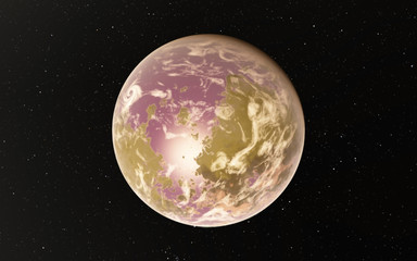 Alien Desert Exo Planet