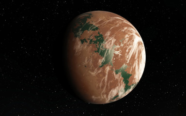 Alien Desert Exo Planet