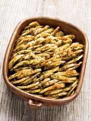 rustic roasted hasselback potato gratin