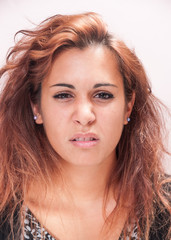 Obraz premium Rabbia e disgusto