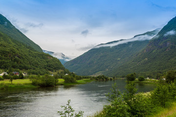 Obraz na płótnie Canvas Sognefjord in Norway