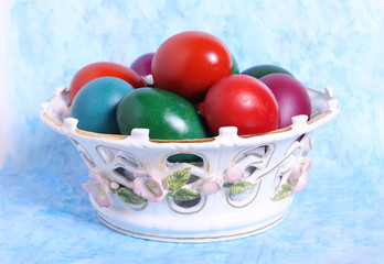 Colorful Easter eggs