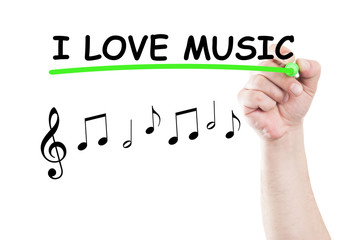 I love music