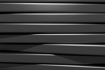 Obraz premium 3d czarne paski