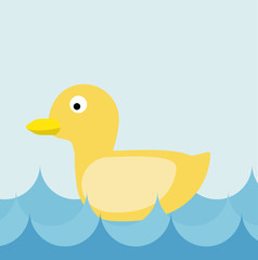 duck in water