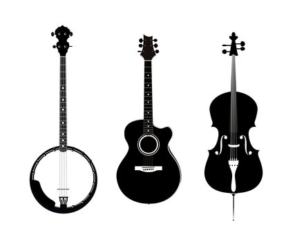 Banjo, Acoustic Guitar and Banjo