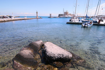 Fototapeta na wymiar Rhodes Marina