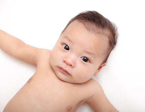 three month asian baby,asian infant