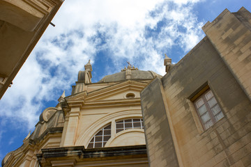 main church of Sannat in Gozo, Malta