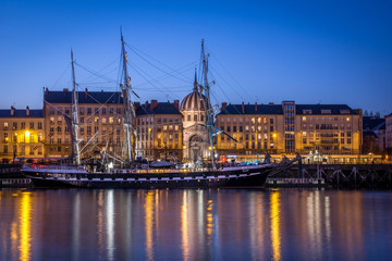 Obraz premium Belem, quai de la fosse, Nantes