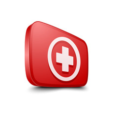 Fototapeta premium Medical button