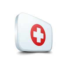 Fototapeta premium Medical button