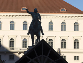 Equestrian statue of Maximilian I in Munich, built 1820