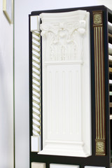 Patterns of three simple and stylish pilaster for decoration of