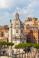 Santa Maria di Loreto church and Trajan's Column