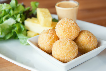 Deep Fried Cheese Balls