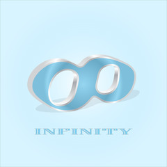 Business Corporate Abstract loop infinity blue logo