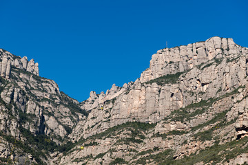Fototapeta na wymiar Mountain of Montserrat