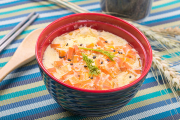Steamed Egg with shrimp