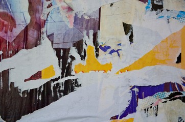 Torn posters