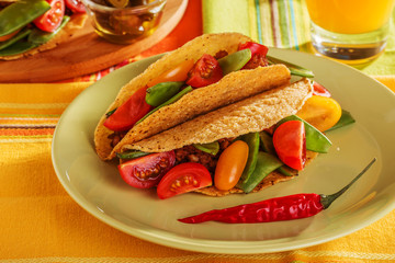 Delicious Mexican tacos