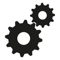 Zahnräder schwarz