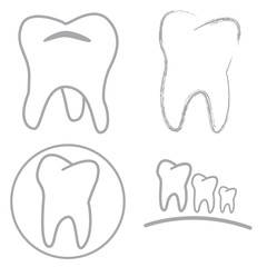 Tooth sign icon