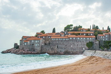 Island of Sveti Stefan, Montenegro