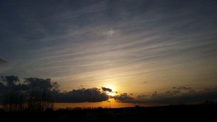 Obraz premium Coucher de soleil