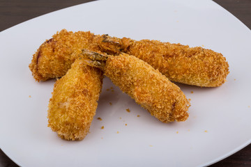 Fried prawn tempura