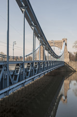 Obraz premium Stalowy most
