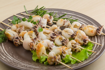 Grilled cuttlefish