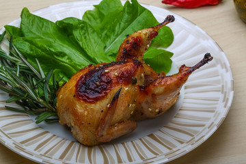 Roasted Quail