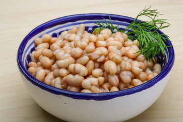 White canned beans