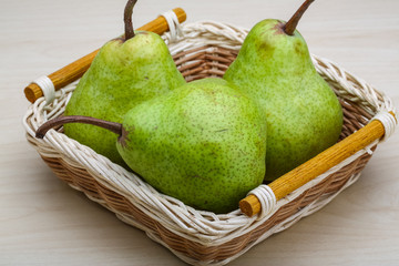 Green pears