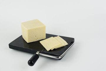 Cheese cutter on white background