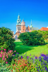 Fototapeta Wawel Castle and cathedral square, Krakow, Poland obraz