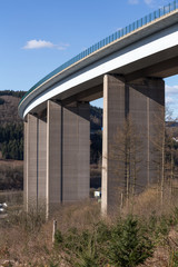 Fototapeta na wymiar german highway bridge